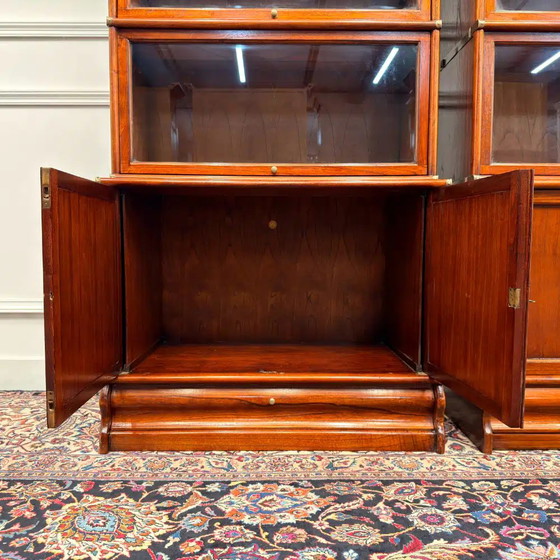 Acquistare un set di librerie inglesi originali Globe Wernicke? - Ampia scelta!, Ottone, Legno, Marrone (foto 13 di 15)