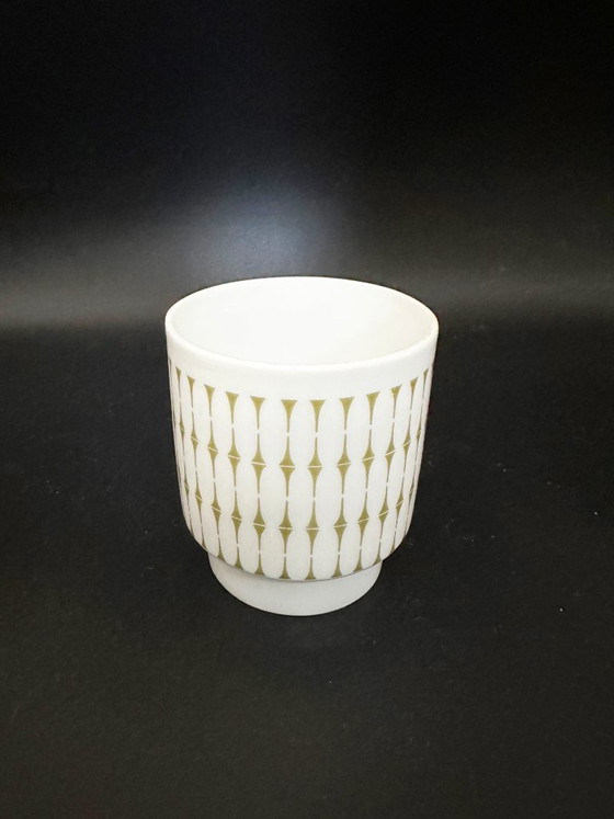 Image 1 of 3 tazas y platillos de café Melitta Hamburgo, década de 1970