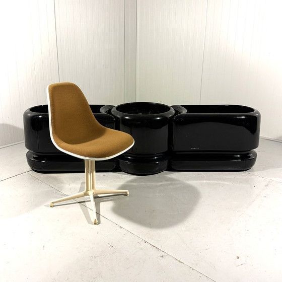 Image 1 of Vasi neri divisori per ambienti di Luigi Colani, anni '70