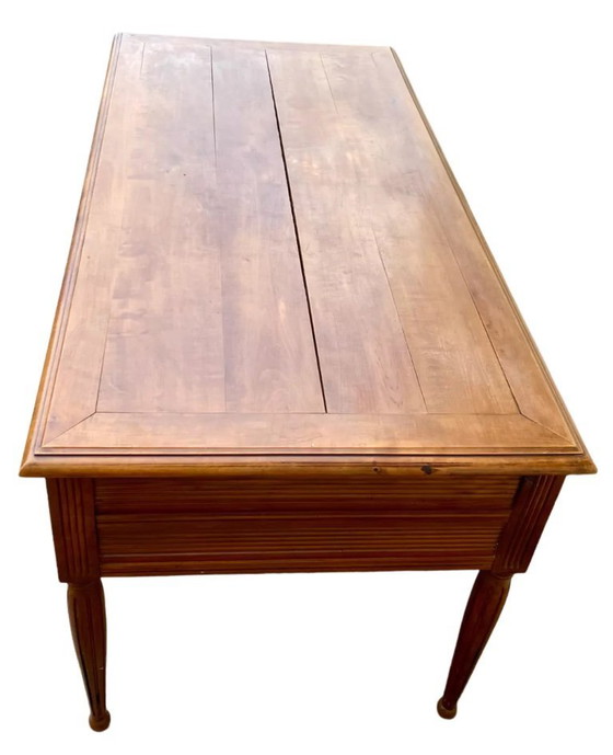 Image 1 of  Bureau plat DIRECTOIRE style Louis XVI