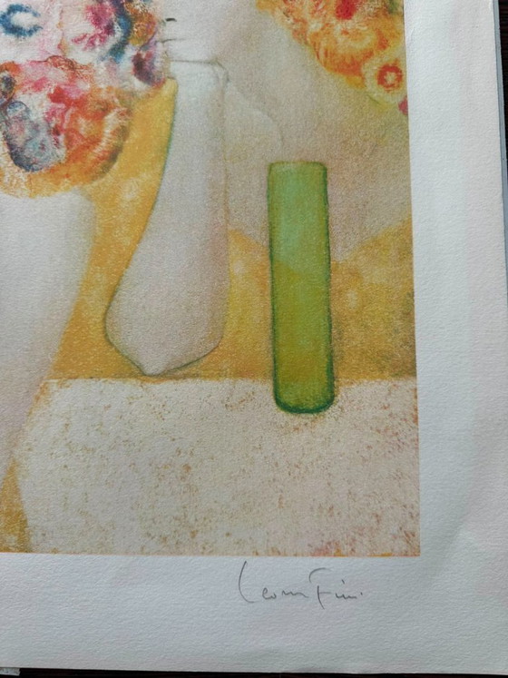 Image 1 of Leonor Fini - Estampe rare, femmes dans un café parisien
