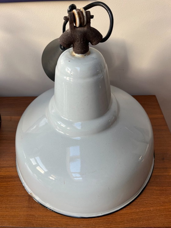 Image 1 of Emaille-Pendelleuchten (2er-Set)