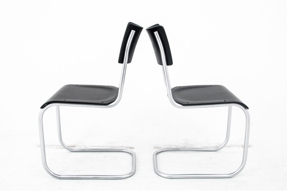 Image 1 of Dining table set table + 4 chairs by Marta Stama, Poland, 1930s