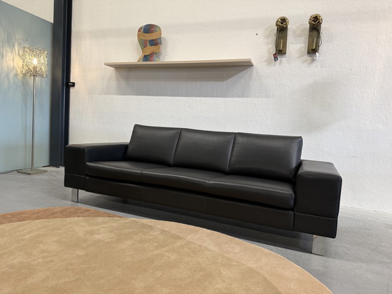 Image 1 of Canapé Pode Senso en cuir noir 235