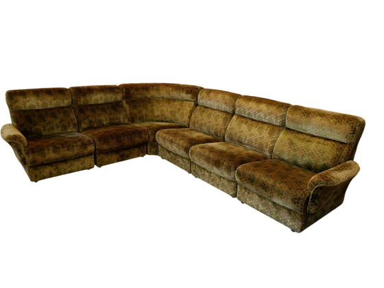 Image 1 of Canapé d'angle modulaire vintage, 1970
