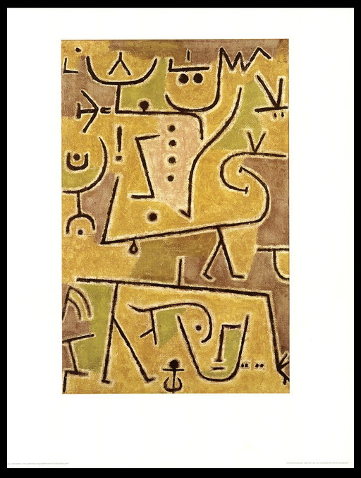 Klee, Paul - Gilet rosso - Stampa artistica