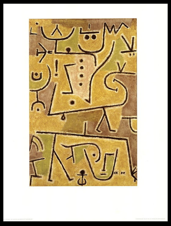 Image 1 of Klee, Paul - Gilet rosso - Stampa artistica