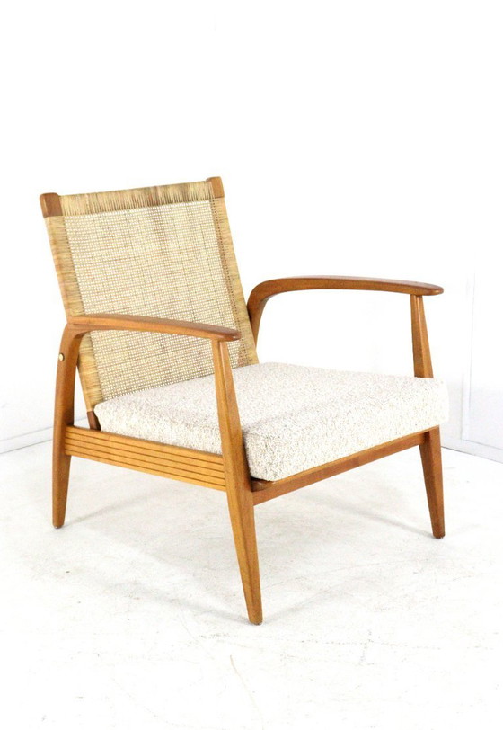 Image 1 of Vintage fauteuil 'Betzigau' rattan | 2 stuks op voorraad 