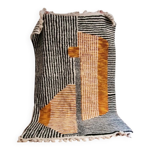 Großer handgefertigter Berber-Teppich 3x2 m