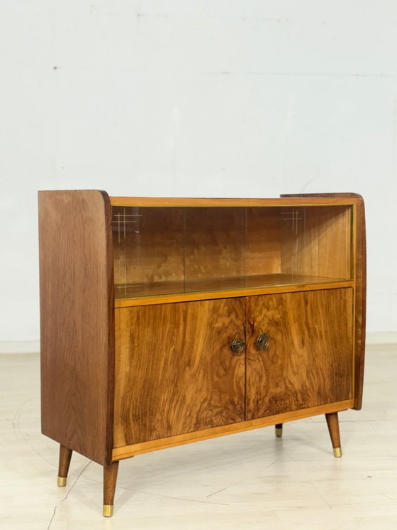Image 1 of Mid-century vintage chest of drawers, display cabinet, living room cabinet, sideboard