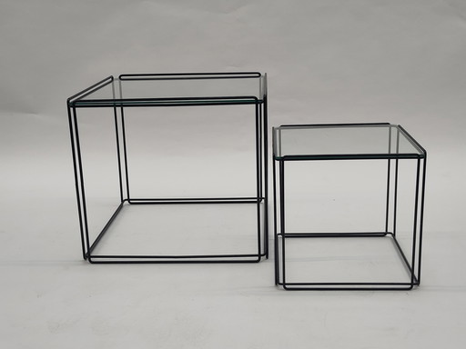 Set of side tables Max Sauze Isocele