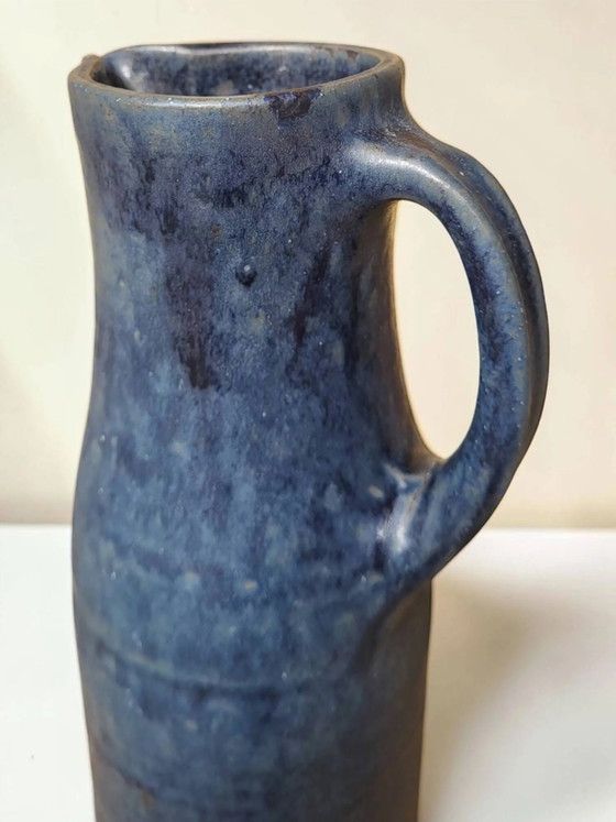 Stoneware jug J&N Pierlot Ratilly / Puisaye. 1960s. – Glass & Decanter, Porcelain, Vintage (photo 8 of 10)
