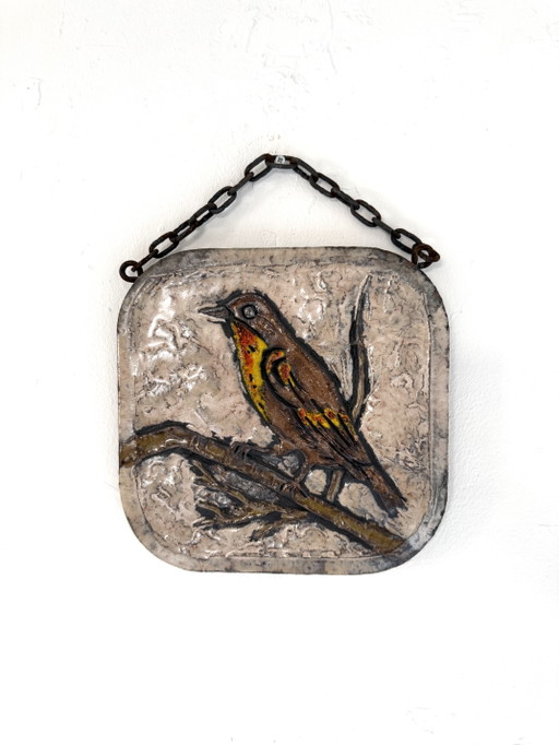 Vintage Keramikwandfliese, Ruscha Keramik ‘60 – wanddecoratie, Ceramic