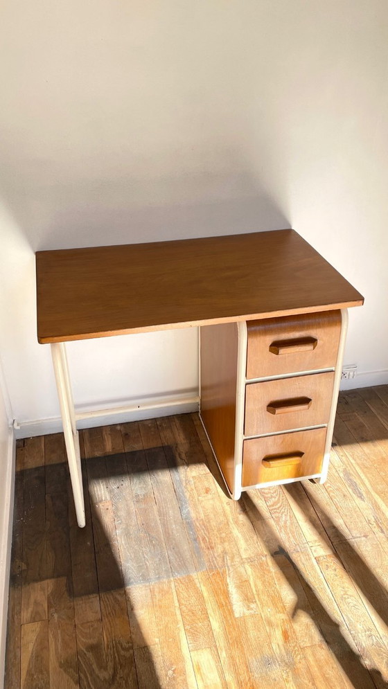Image 1 of Children's Desk in the style of Jacques Hitier Vintage