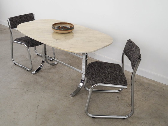 Image 1 of Stone table, Danish design, 1980s, made in Denmark