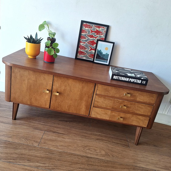 Image 1 of vintage laag dressoir
