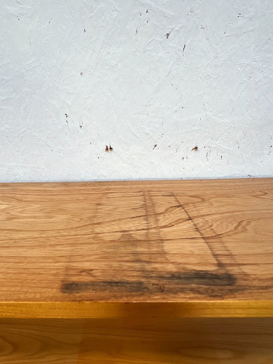 Image 1 of Étagère murale vintage en hêtre / système mural modulaire, Allemagne années 1970