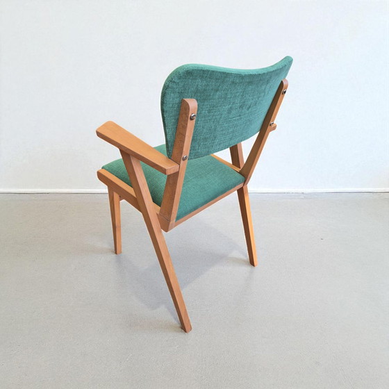 Image 1 of Pair of restored 1950s bridge chairs