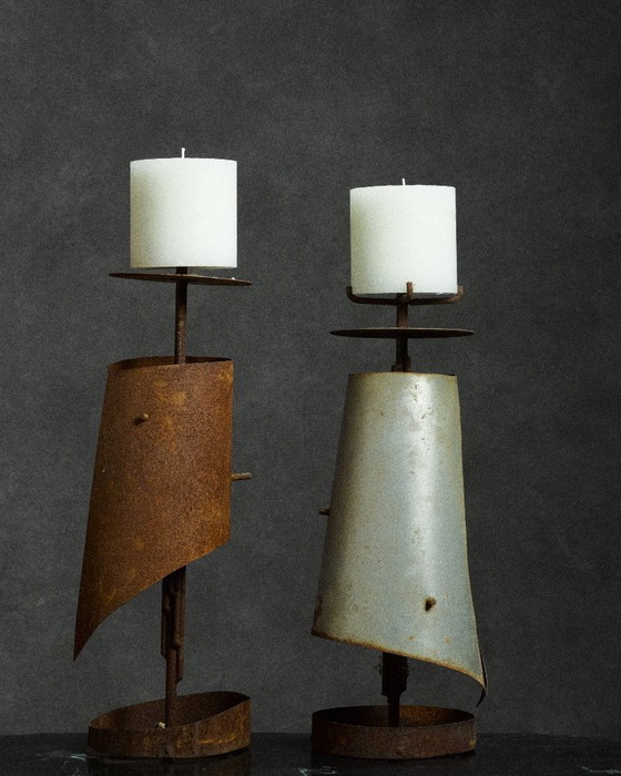 Image 1 of coppia di lampadari in ferro