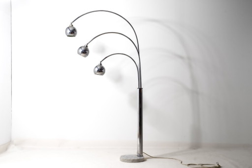 Dreibogenlampe von Regianni, Italien, 1970er Jahre – vloerlampen, Marble (photo 2 of 12)