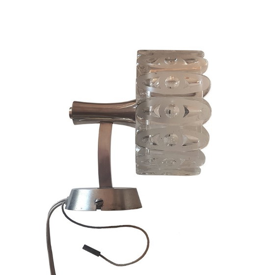 Mid-Century Modern Cut Crystal Wall Lamp, 1960s – Wall lights, Metal (photo 10 of 10)