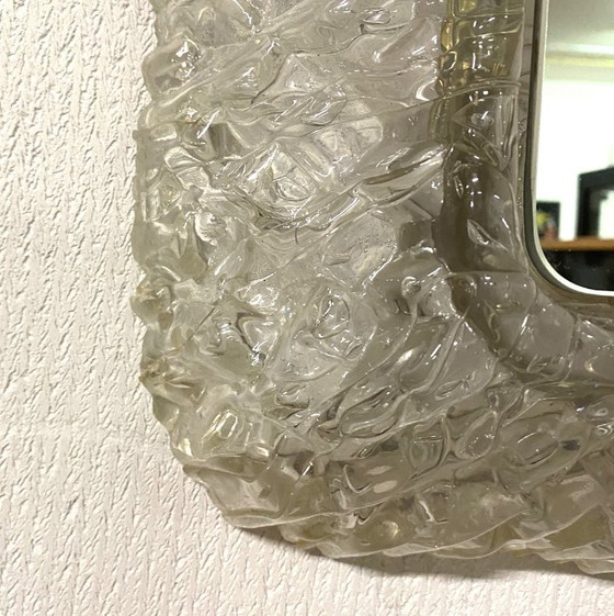 IJsspiegel van Egon Hillebrand, vierkant met licht, jaren 70 – Plexiglass, Metal (photo 10 of 15)