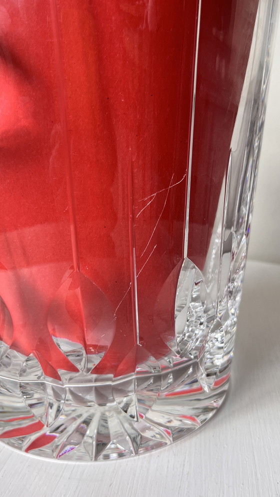 Image 1 of Handgeslepen kristallen champagnekoeler, merk Lemberg Goebel, genummerde editie