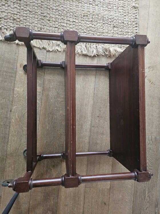 Image 1 of Unique Art Deco tea trolley from furniture factory 't Woonhuys Amsterdam, ca. 1920