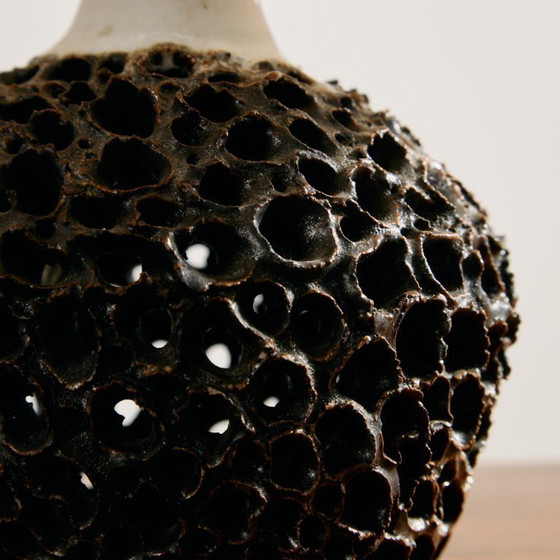Image 1 of MK10983 Danish ceramic table lamp by Bodil Marie Nielsen, set of 2