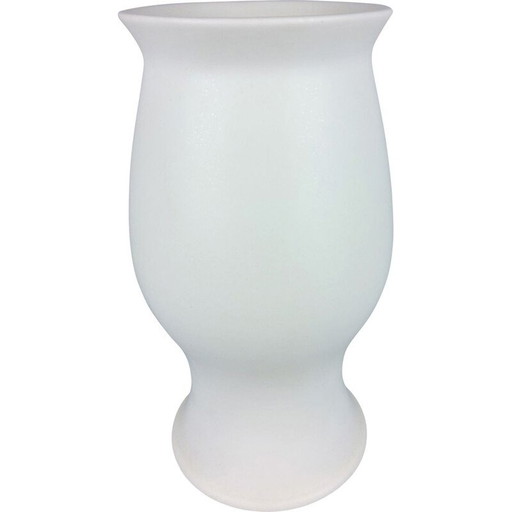 Weiße Vintage-Keramikvase von Franco Pozzi, 1970