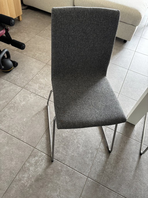 8x Eetstoelen IKEA LILLÅNÄS Grijs