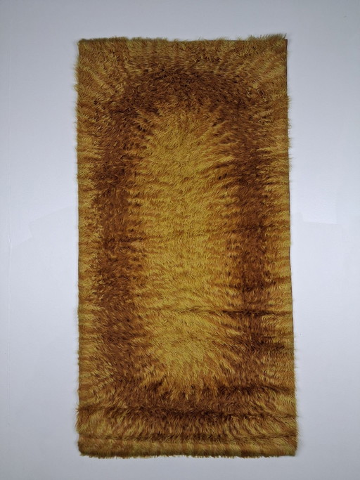 Vintage Bergoss Teppich 70 x 140 cm, Niederlande 70er Jahre