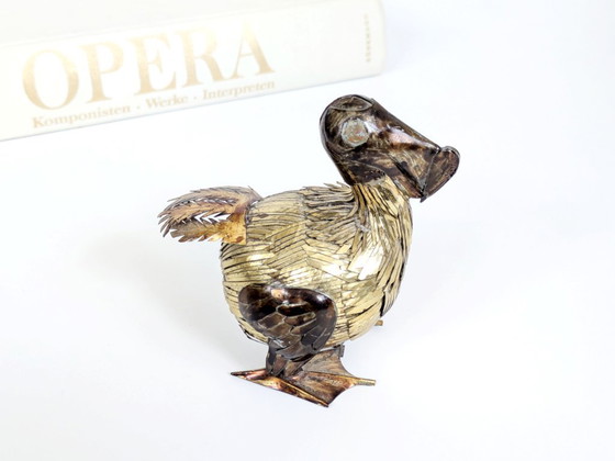 Image 1 of Brutalist Mixed Metal Dodo Sculpture Brass Copper 1960s Sergio Bustamante Style MCM