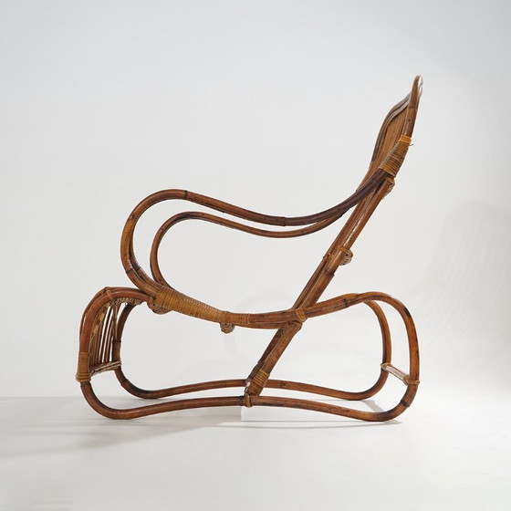 Rattan Sessel, 1950er Jahre (photo 5 of 12)