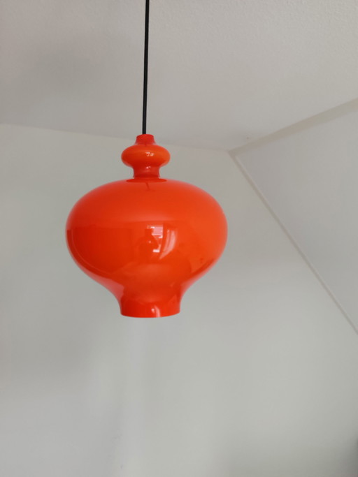 Hans-Agne Jakobsson glass pendant lamp, 1970s