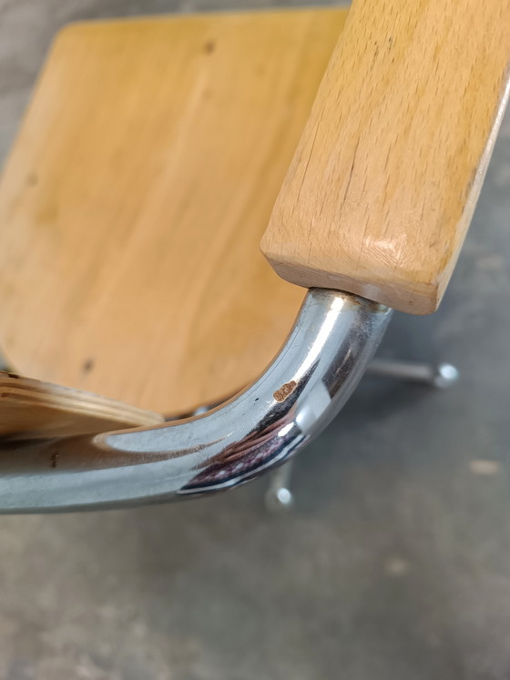 Vintage industrial chair – Office chairs, Metal, Wood (photo 8 of 15)