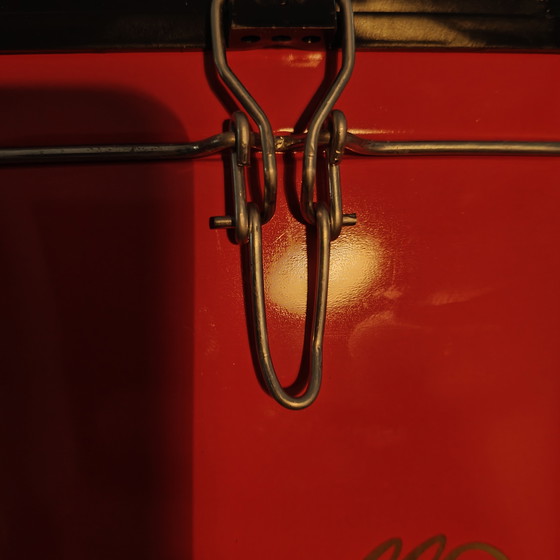 Image 1 of Set di 6 barattoli di caffè vintage "Caffé" mai usati.