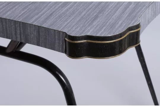 Vintage Mid-Century Formica Table by Arvin (USA, 1950s), Arvin Modern Living Furniture, Dining tables, Metal (photo 3 of 5)