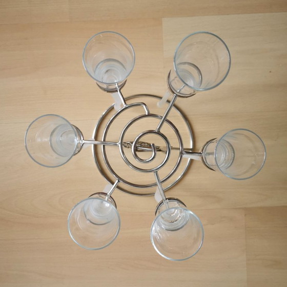 Image 1 of BICCHIERI DA CHAMPAGNE VINTAGE CON SUPPORTO