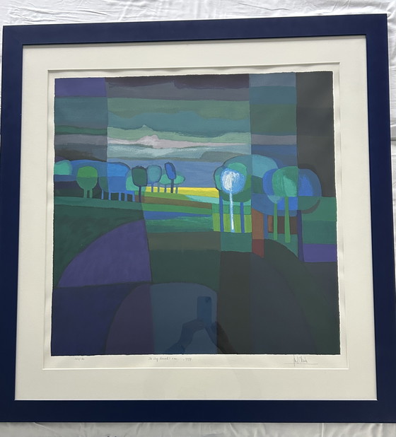 Image 1 of Ton Schulten screen print "The day is breaking"