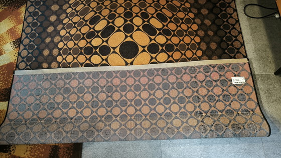 Image 1 of Tappeto vintage in stile Vasarely