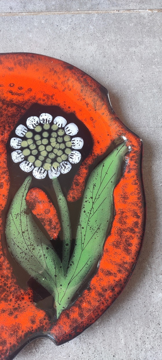 Image 1 of Ceramic dish from the 60s signed Vercor