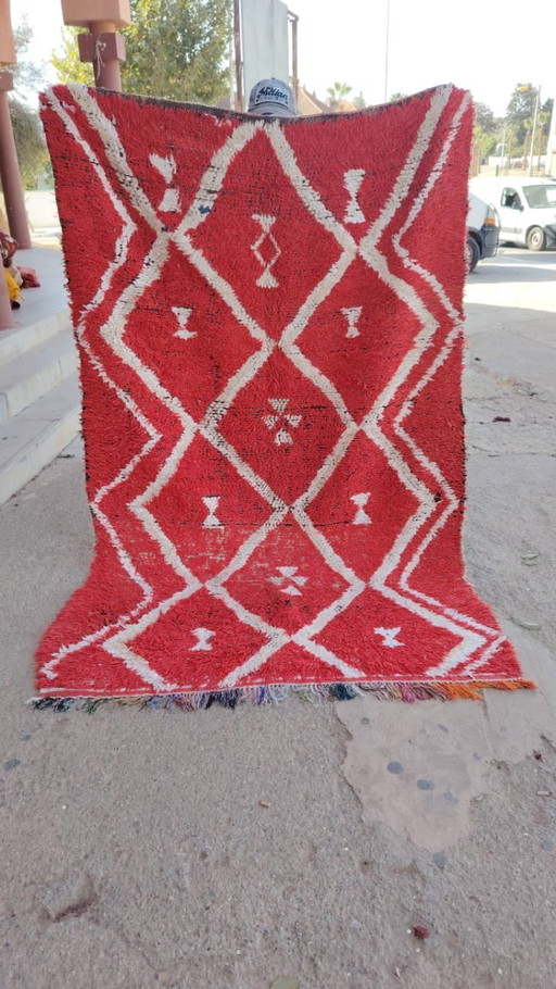 Handgeknoopt Berber Kleed Wol 230x144cm