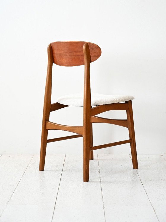 Image 1 of Set of 4 Vintage Scandinavian Teak Chairs from the 1950s