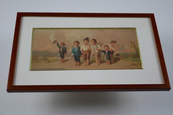 Image 1 of Pair of 19th-century chromolithographs