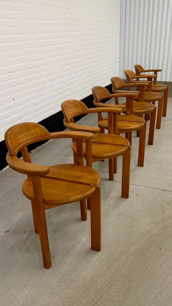 6 x Brahlstorf Design Chairs, 1970s – Dining chairs, Wood, Vintage (photo 3 of 20)