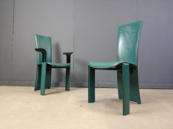 Image 1 of Vintage eetkamerstoelen van Pietro Costantini, jaren 80, set van 6
