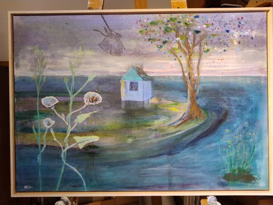 Bloemslapen – Gemälde & Zeichnungen, Wood, Canvas (photo 4 of 8)