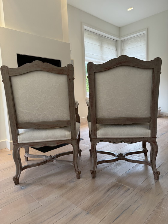 Image 1 of 2x Moderne Louis Xvi Fauteuils