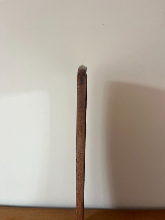 Image 1 of Specchio vintage danese in teak - Dimensioni ridotte - Bordi organici